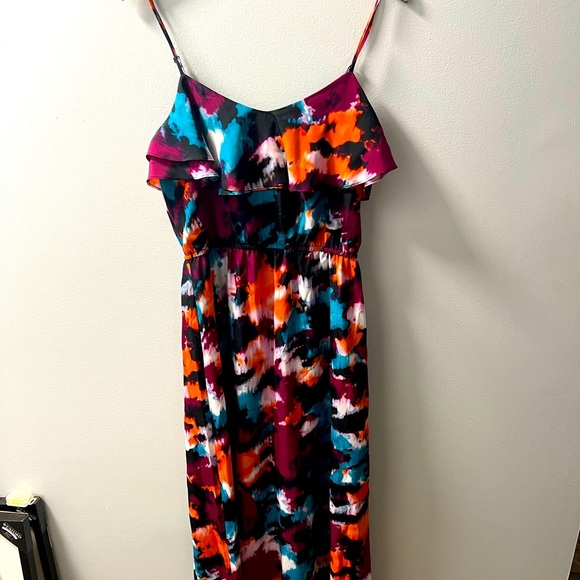 LOFT Dresses & Skirts - 𝅺NWT Multi-Color Maxi Dress from Loft, Size 8